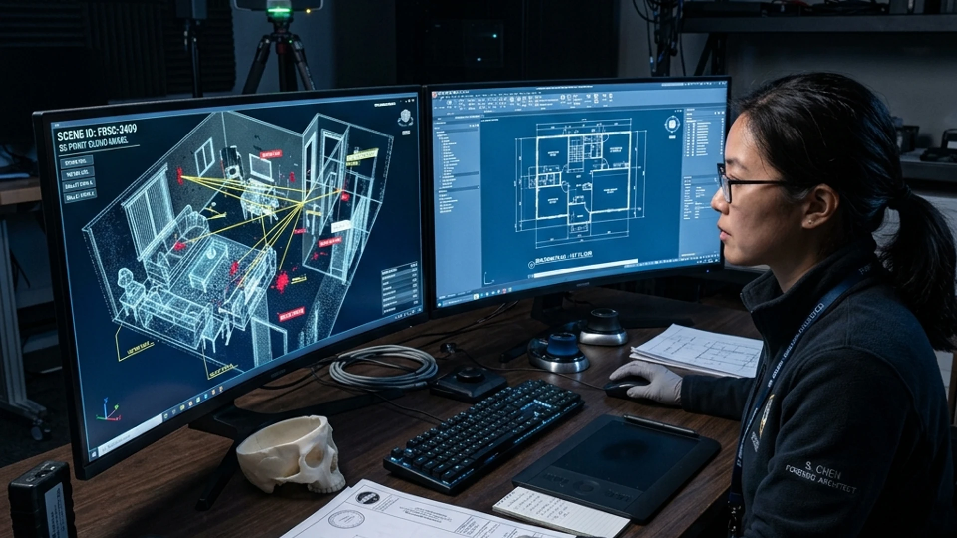 Croquis Forenses, Desenhos 3D e Reconstituição de Cenas