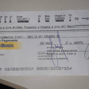 Luz ultravioleta confirma falsificação de cheque de R$ 49,3 milhões 10