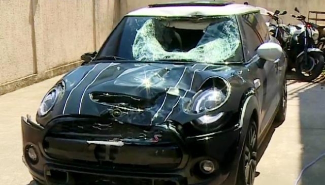 Perícia verificará se carro do jogador Marcinho estava em alta velocidade 2 Perícia verificará se carro do jogador Marcinho estava em alta velocidade 2
